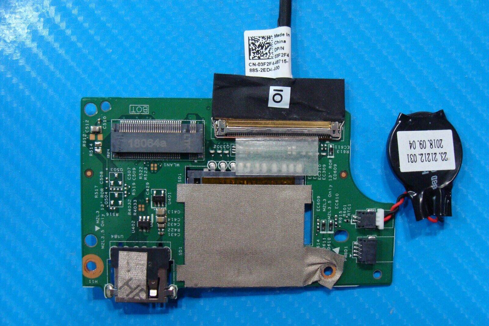 Dell Inspiron 15.6” 15 5579 2n1 USB Card Reader Board w/Cable 3GX53 3WVWP 3F2F4 - Tested Computer Laptop Parts