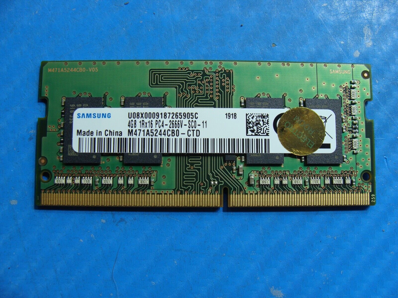 HP 15m-ds0011dx Samsung 4GB 1Rx16 PC4-2666V SO-DIMM Memory RAM M471A5244CB0-CTD