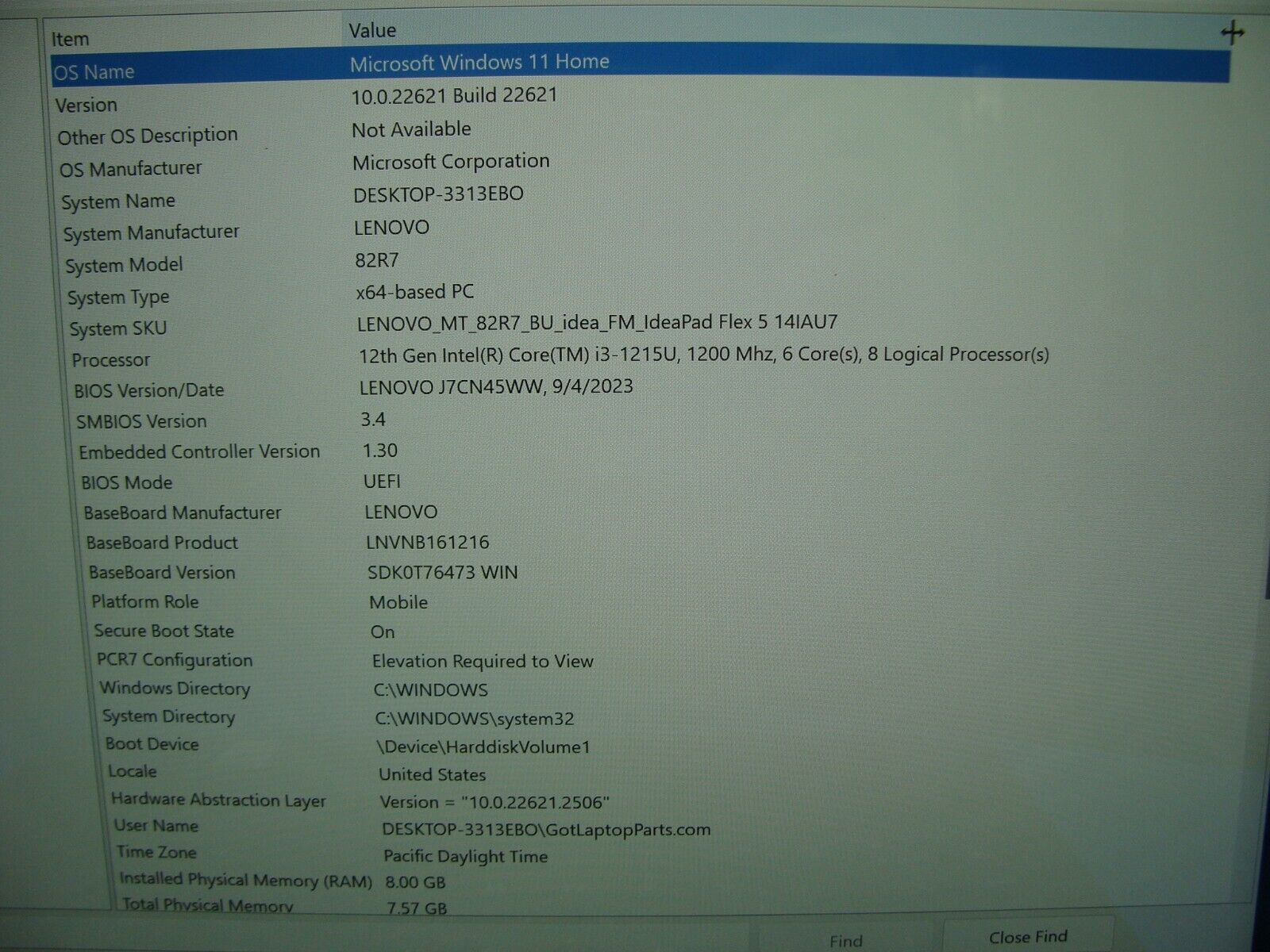 Lenovo IdeaPad Flex 5 14IAU7 14