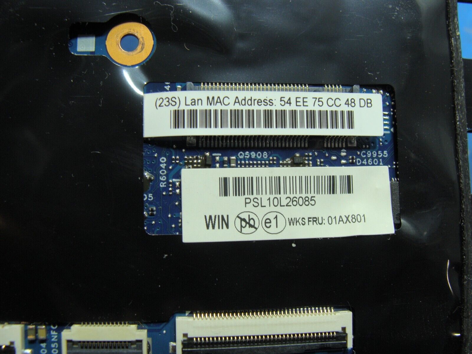 Lenovo ThinkPad 14” X1 Carbon 4th Gen i5-6200U 2.3GHz 8GB Motherboard 01AX801