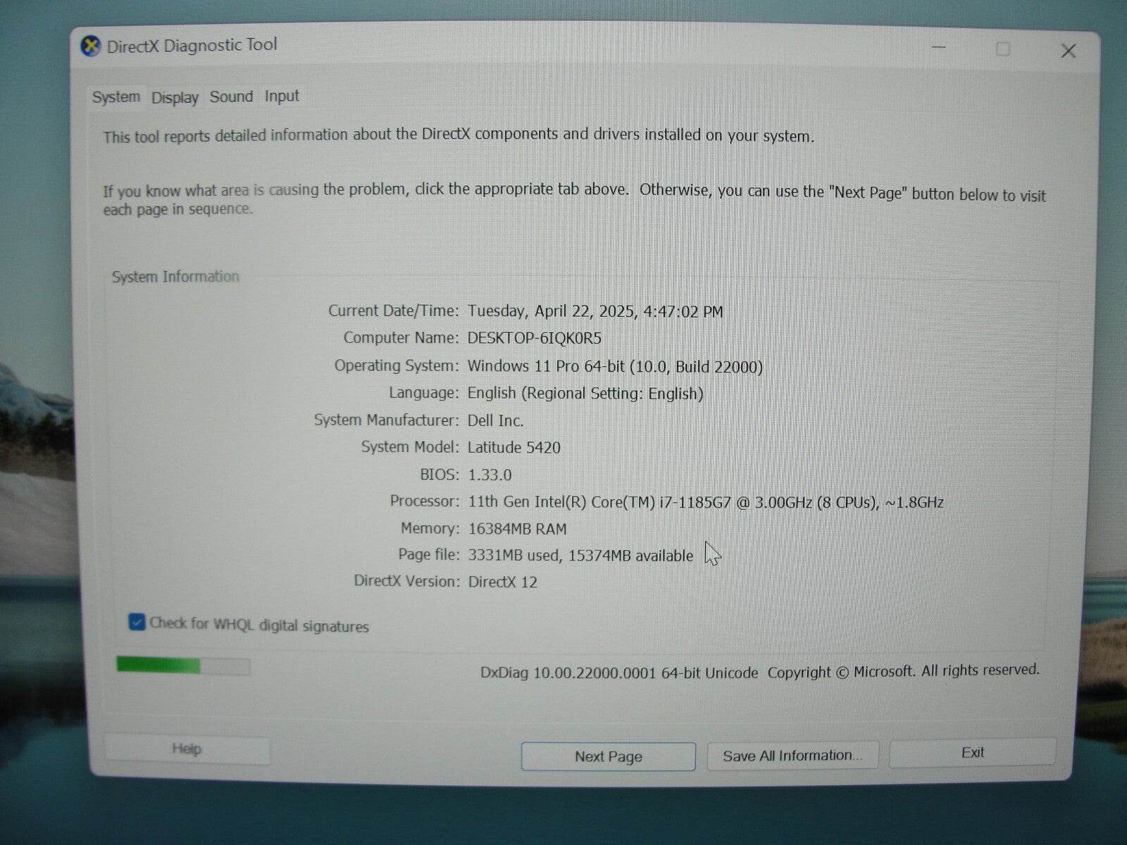 Dell Latitude 5420 14”FHD Intel Core i7-1185G7 3GHz 16GB 512GB SSD + Charger - Tested Computer Laptop Parts