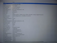 MSI GL62M 7RD 15.6'' FHD core i5-7300HQ 2.5GHz 8GB 256GB GTX 1050 Battery 91% - Tested Computer Laptop Parts