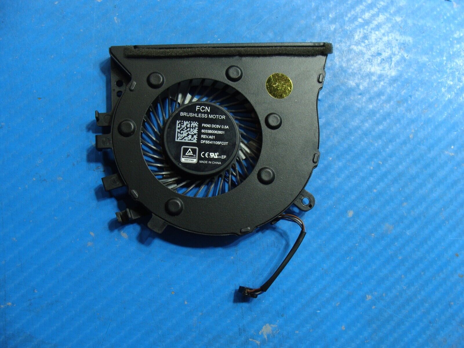 HP 17.3” 17-by3635cl Genuine Laptop CPU Cooling Fan 6033B0062601
