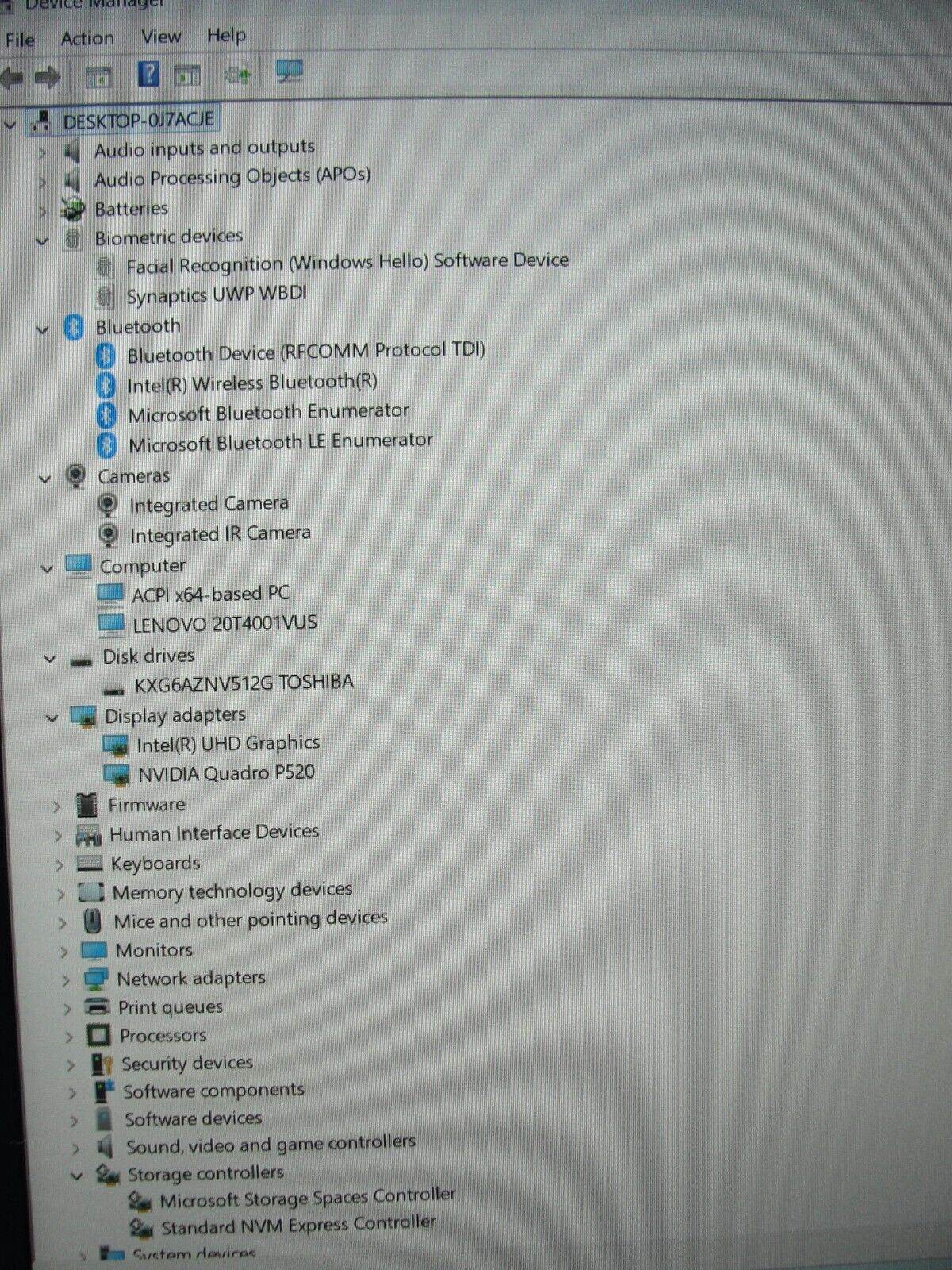 Lenovo ThinkPad P15s Gen 1 15.6” FHD i7-10510U 1.8GHz 16GB SSD 512GB NVIDIA P520 - Tested Computer Laptop Parts