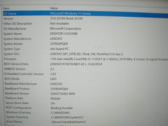 Lenovo ThinkPad E14 Gen 2 14” FHD Core i5-1135G7 2.4GHz 16GB 512GB SSD +Charger - Tested Computer Laptop Parts