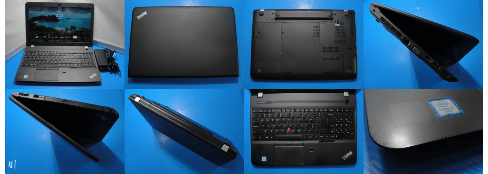 Lenovo ThinkPad E560 14” FHD Intel Core i7-6500U 2.5GHz 8GB 250GB SSD +Cgarger - Tested Computer Laptop Parts