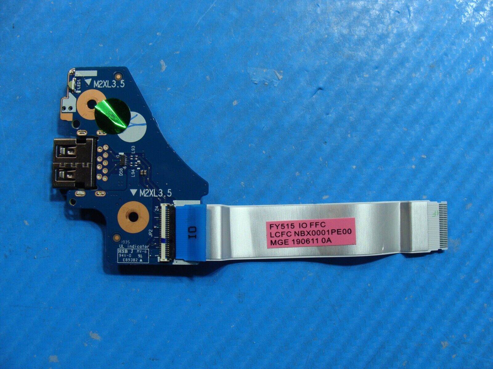 Lenovo Legion 15.6” Y540-15IRH 81SX Genuine Laptop USB Board w/Cable NS-C226 - Tested Computer Laptop Parts