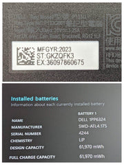 Dell Latitude 7320 i5-1145G7 2.60GHz 16GB 256GB 100%Battery Warranty-Feb/2026 - Tested Computer Laptop Parts