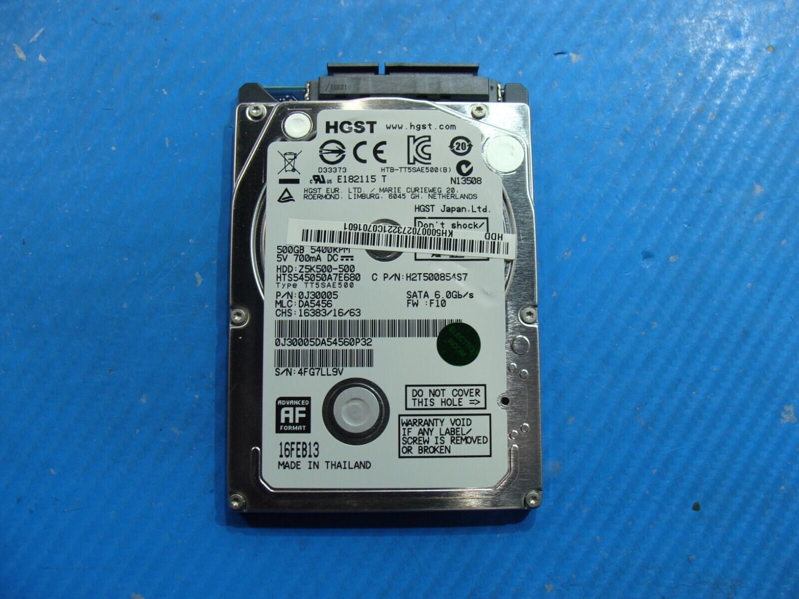 Acer R7-571 HGST 500GB 2.5