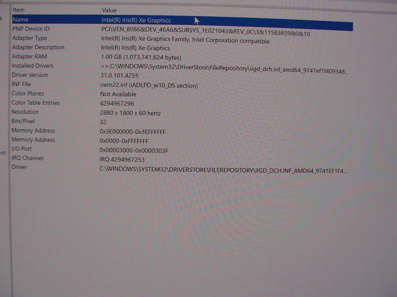 ASUS ZenBook Q4097 14”HD Core i5-1240P 1.7GHz 8GB 256GB SSD Original Charger - Tested Computer Laptop Parts