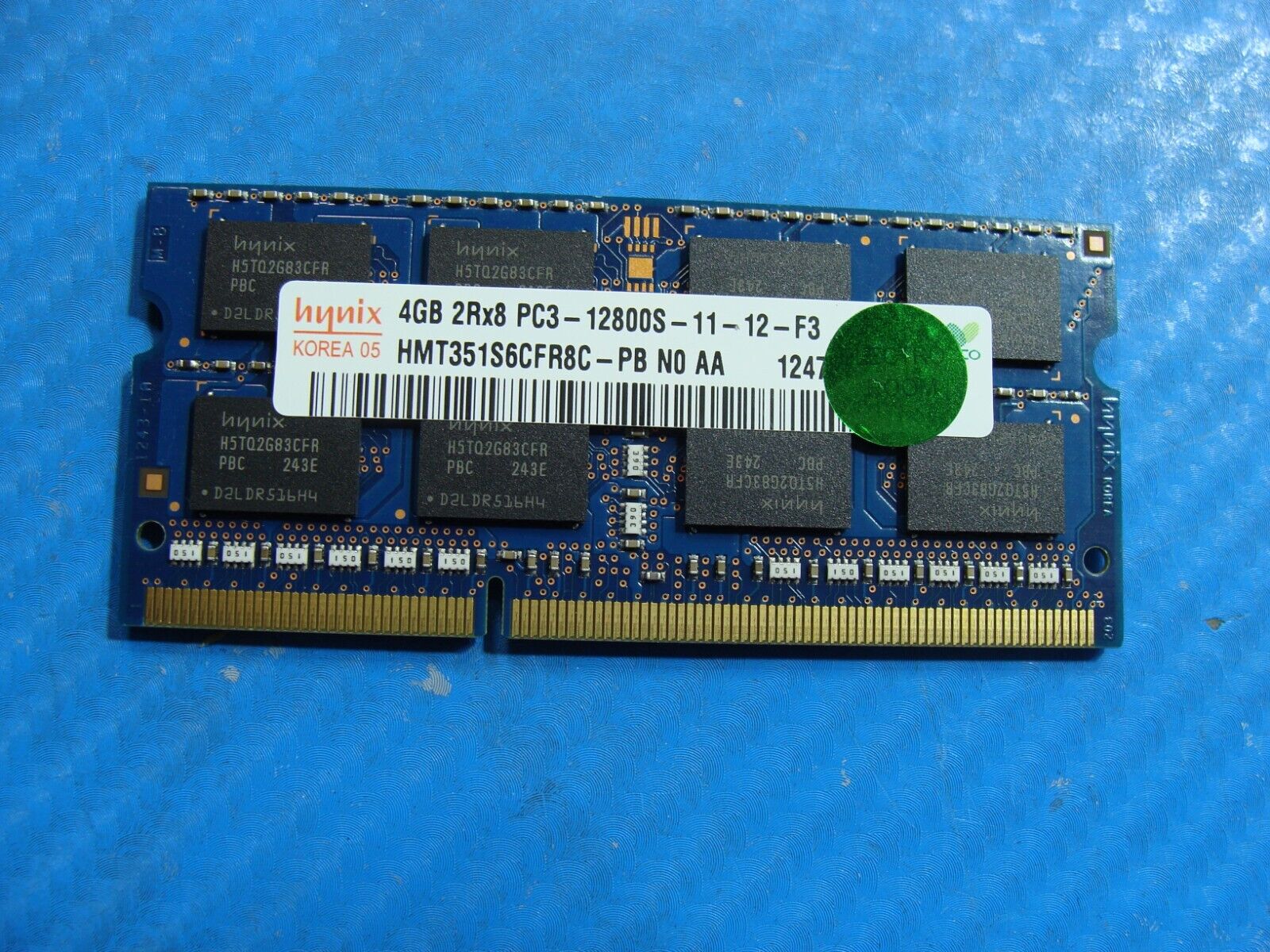 HP 4730s Hynix 4GB 2Rx8 PC3-12800 Memory RAM SO-DIMM HMT351S6CFR8C-PB 641369-001