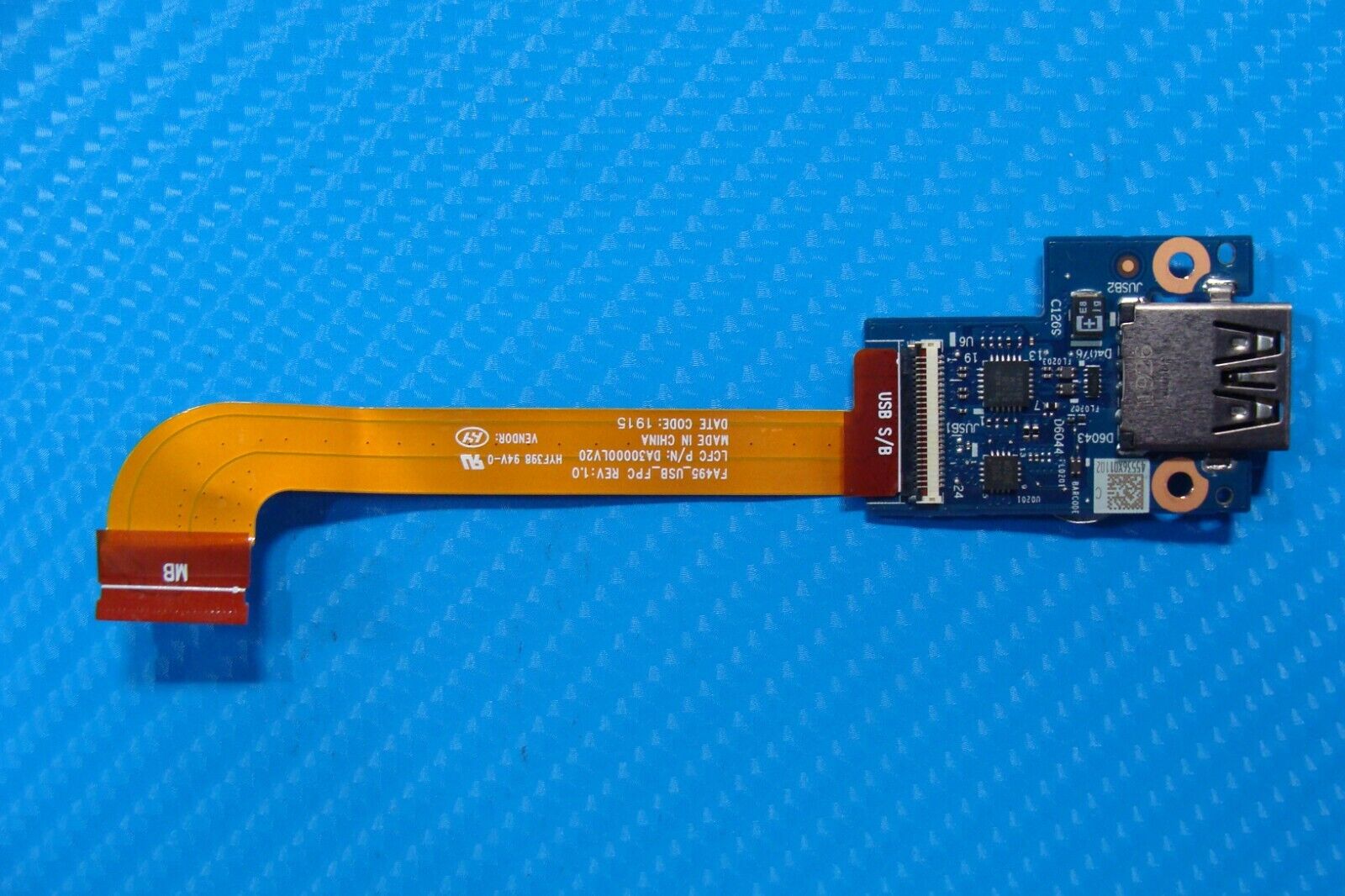 Lenovo ThinkPad 14” T495 Genuine Laptop USB Board w/Cable NS-C133