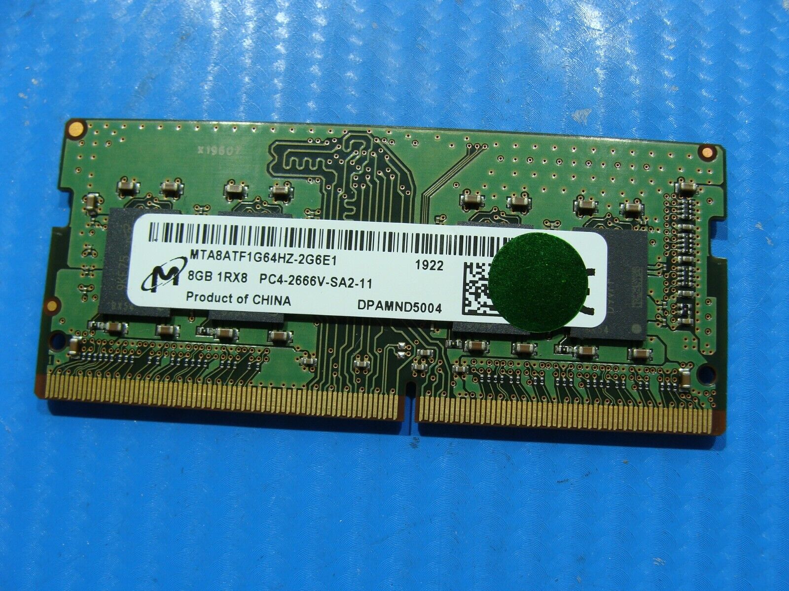 Dell 5270 AIO Micron 8GB 1Rx8 PC4-2666V Memory RAM SO-DIMM MTA8ATF1G64HZ-2G6E1