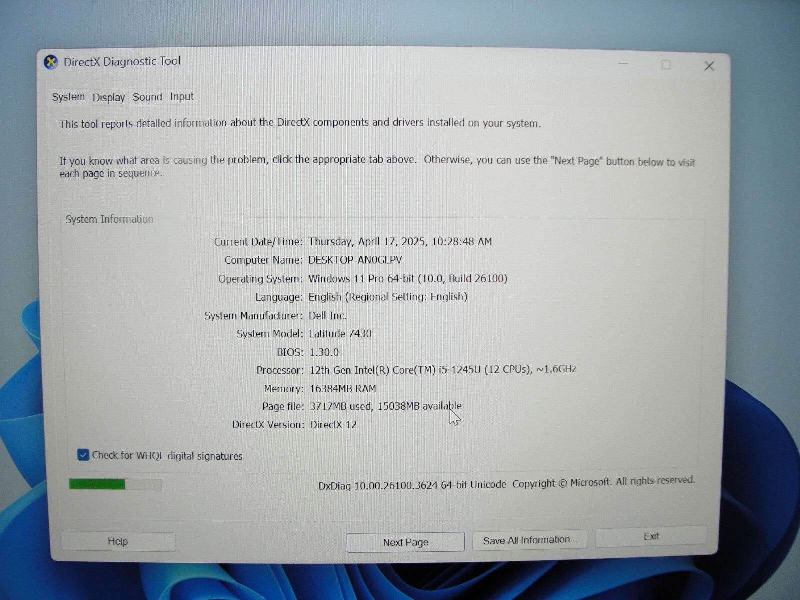 Warranty Dell Latitude 7430 14”FHD Intel Core i5-1245U 1.6GHz 16GB 512GB SSD - Tested Computer Laptop Parts