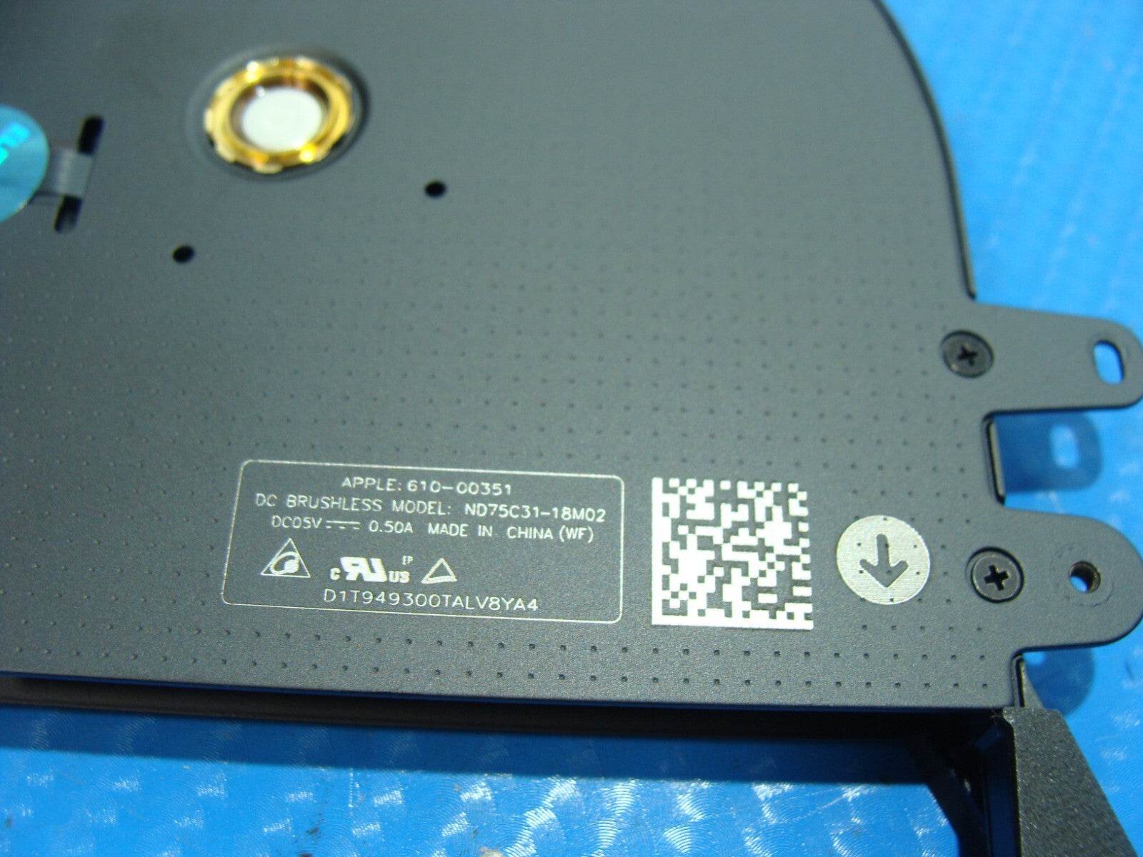 MacBook Pro 16” A2141 Late 2019 MVVJ2LL/A MVVK2LL/A Cooling Fan Right 923-03875 - Tested Computer Laptop Parts