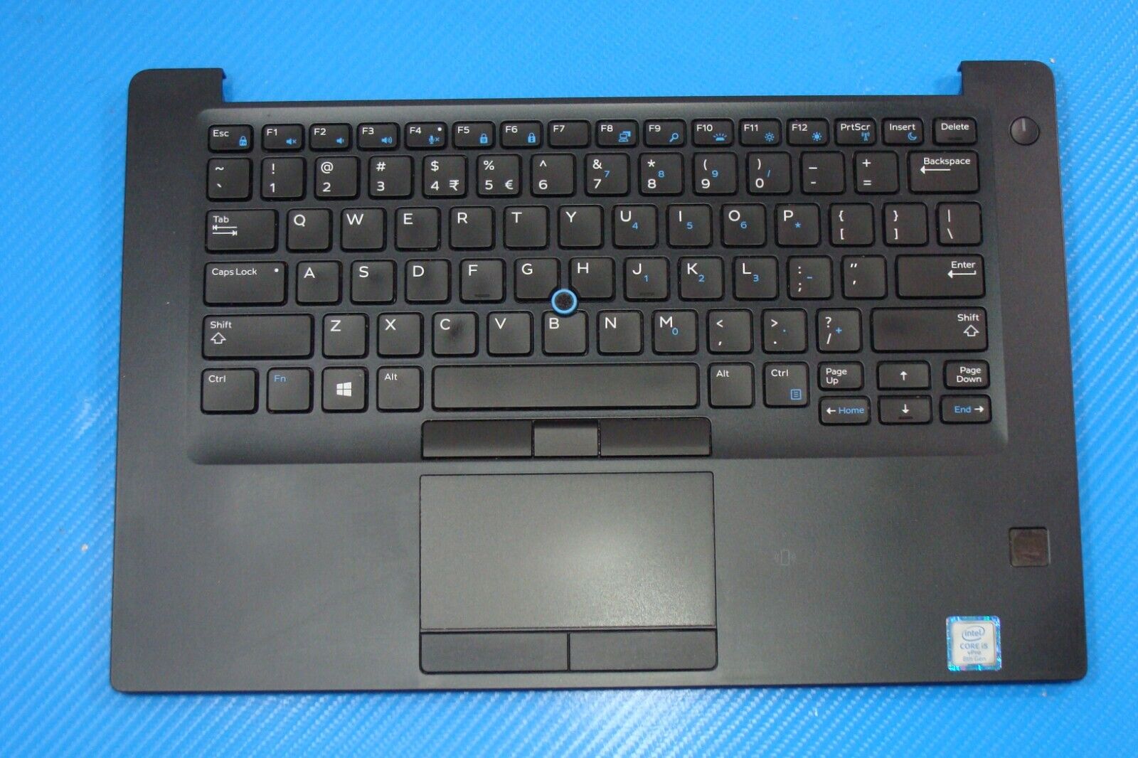 Dell Latitude 14” 7490 OEM Palmrest w/TouchPad BL Keyboard JK36G AM265000300