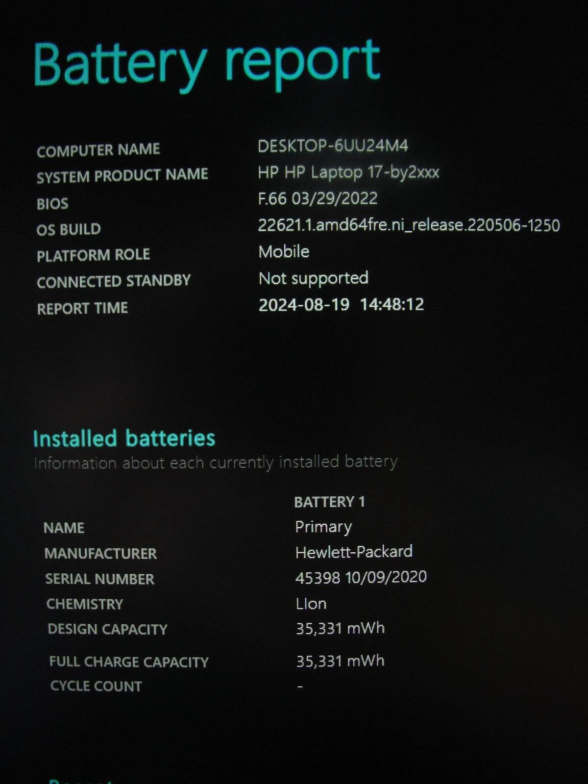 HP 17-BY2053CL 17.3” FHD Intel Core i5-10210U 1.6GHz 12GB 1TB HDD+Charger - Tested Computer Laptop Parts