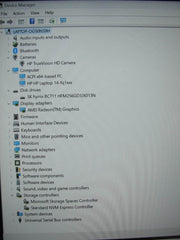 HP 14-FQ1025NR 14”FHD AMD Ryzen 5-5500U 2.1GHz 8GB 256GB SSD + Charger - Tested Computer Laptop Parts