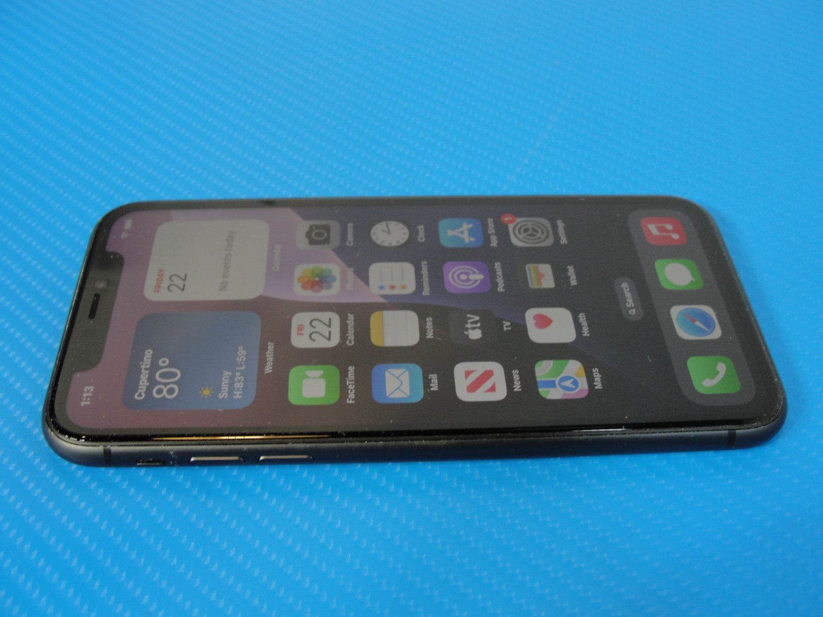 Apple iPhone 11 A2111 Spectrum 64GB Black /Dual SIM -eSIM /Good/Good Battery - Tested Computer Laptop Parts