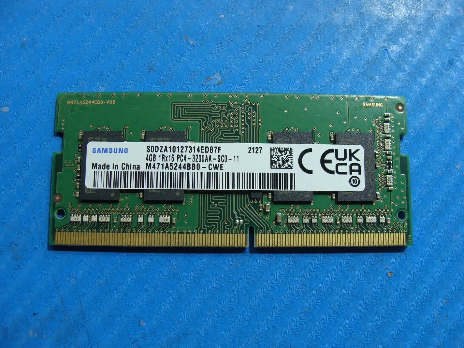 Asus F1400E-SB34 Samsung 4GB 1Rx16 PC4-3200A Memory RAM SO-DIMM M471A5244BB0-CWE