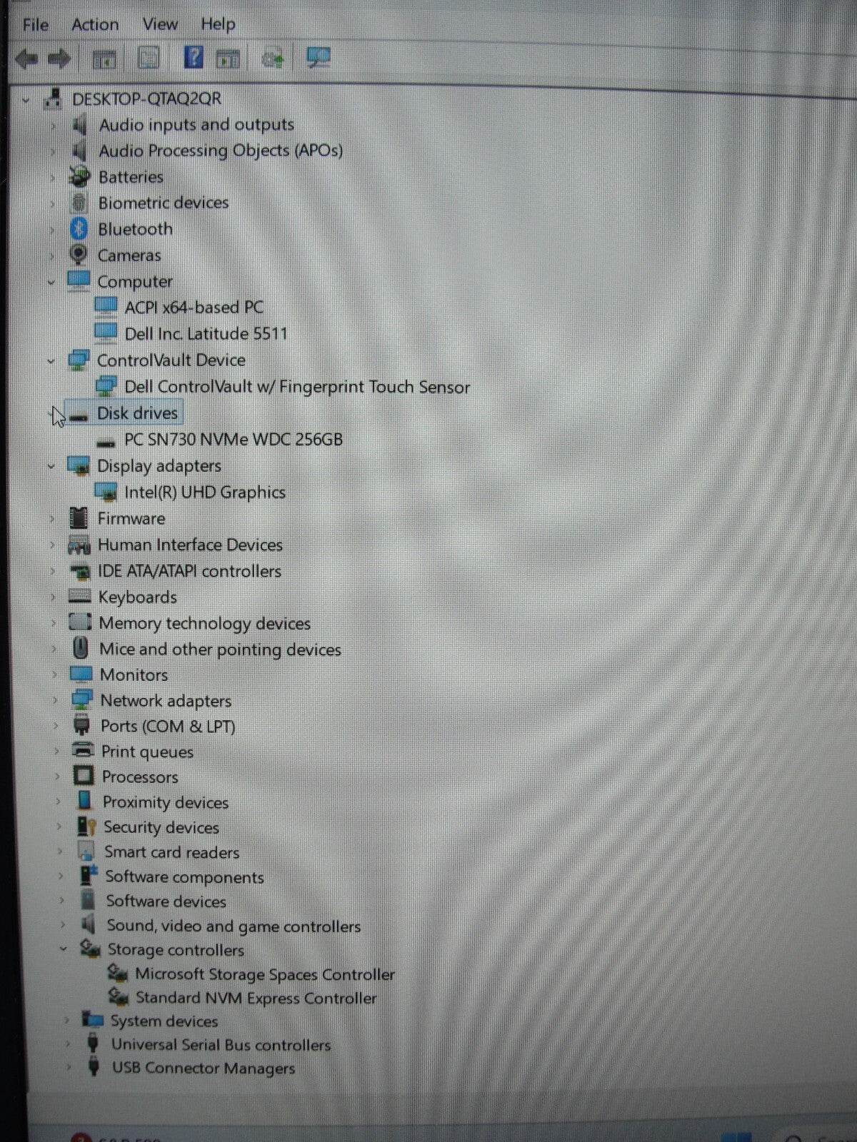 Dell Latitude 5511 15.6”FHD Intel Core i7-10850H 2.7GHz 16GB 256GB SSD - Tested Computer Laptop Parts