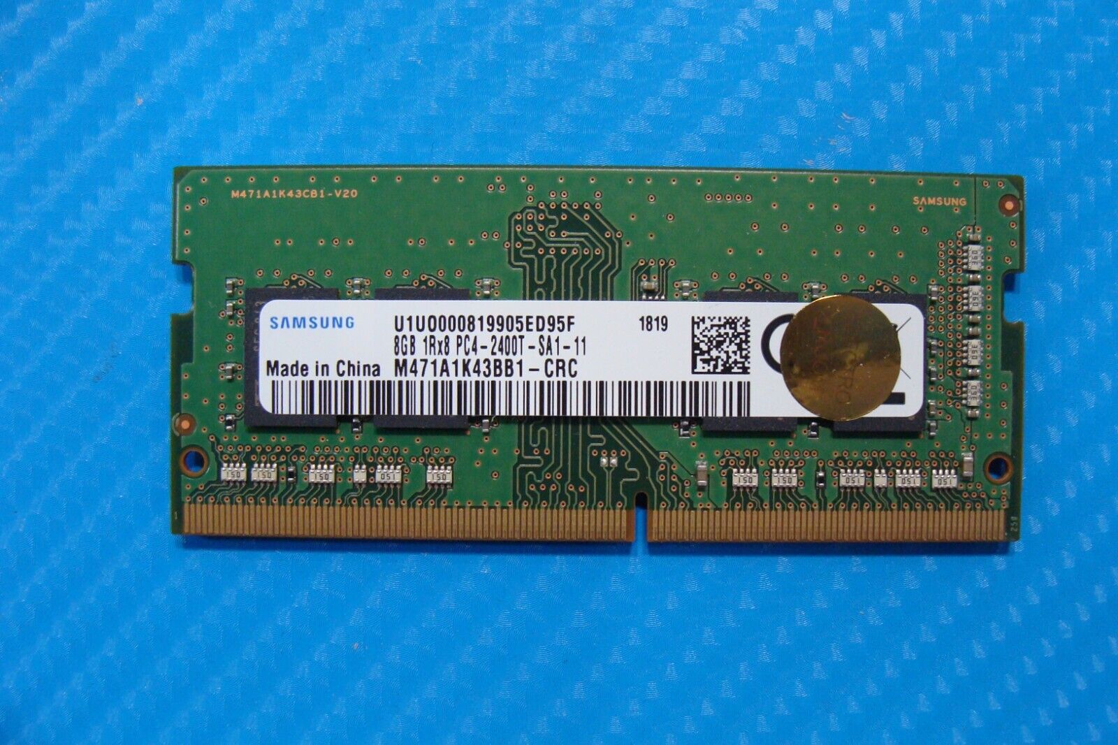 HP 15t-aq200 Samsung 8GB 1Rx8 PC4-2400T Memory RAM SO-DIMM M471A1K43BB1-CRC