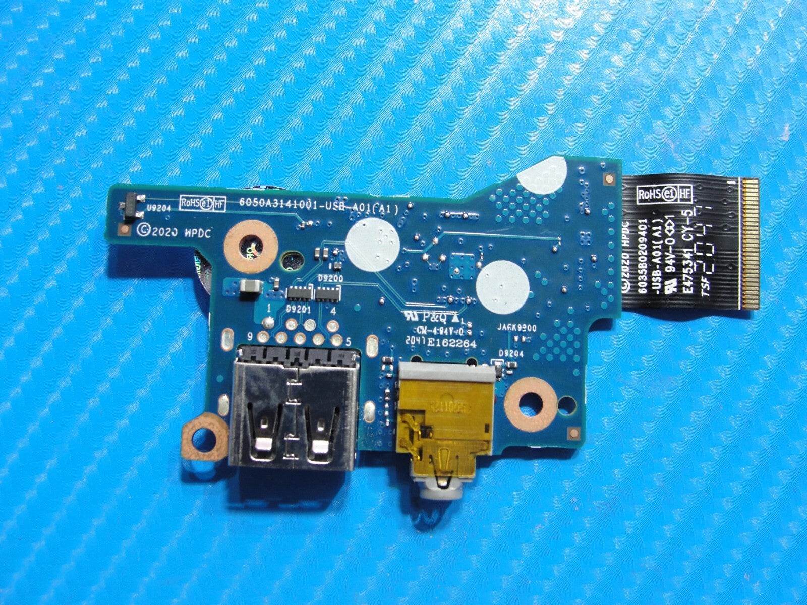 HP EliteBook 15.6” 850 G7 OEM Audio USB Board w/Cable 6050A3141001 6035B0209401 - Tested Computer Laptop Parts