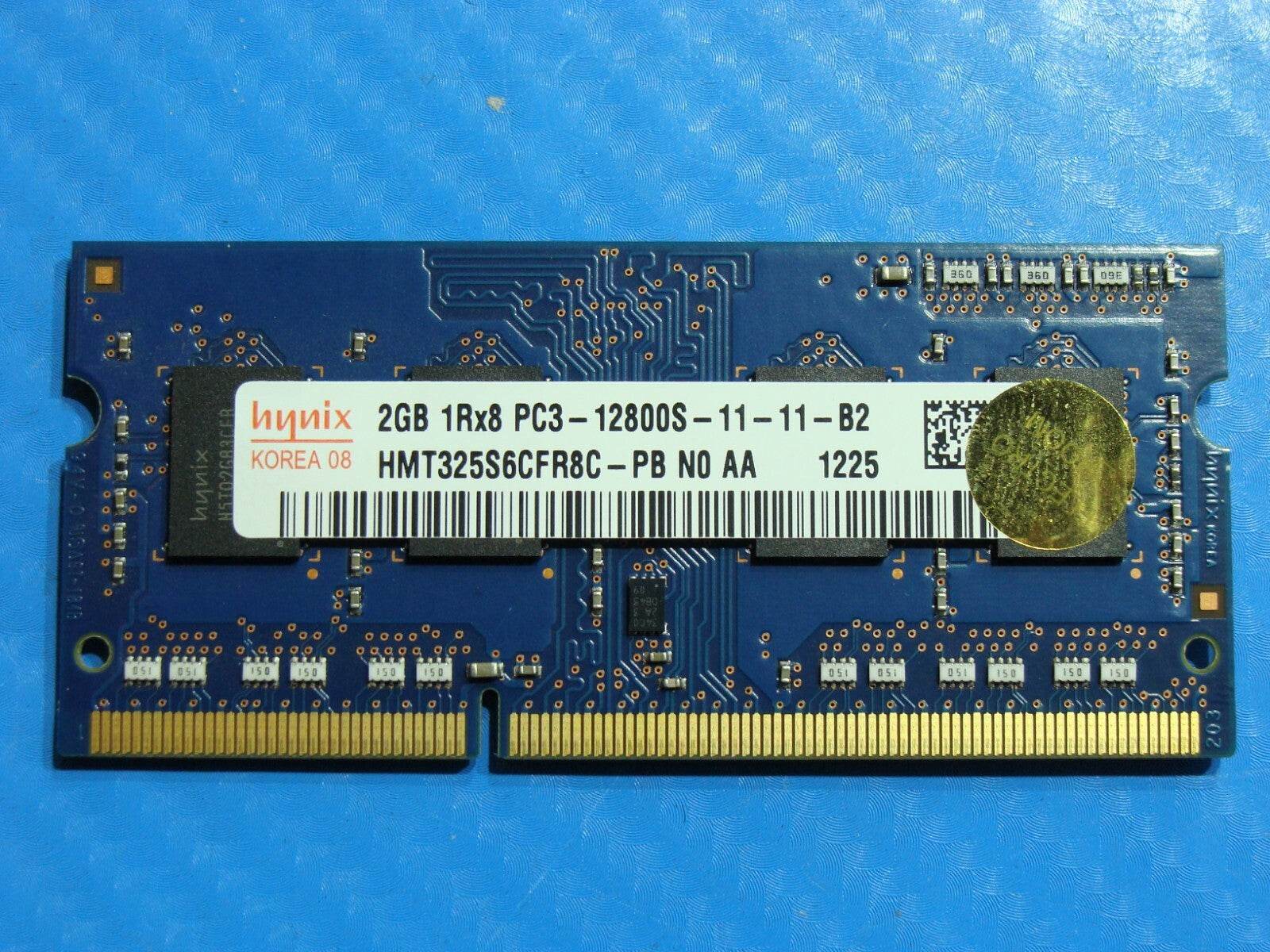 Lenovo IdeaPad Z580 2151 Hynix 2GB Memory PC3-12800S-11-11-B2 HMT325S6CFR8C-PB - Tested Computer Laptop Parts
