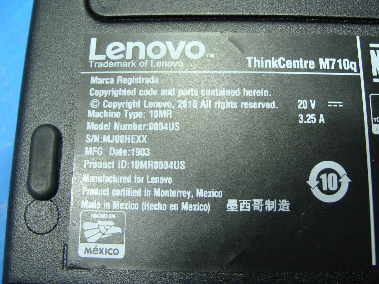WIFI+BT Lenovo ThinkCentre M710Q MFF i5-7500T 2.70GHz 8GB RAM 256GB SSD Win10P - Tested Computer Laptop Parts
