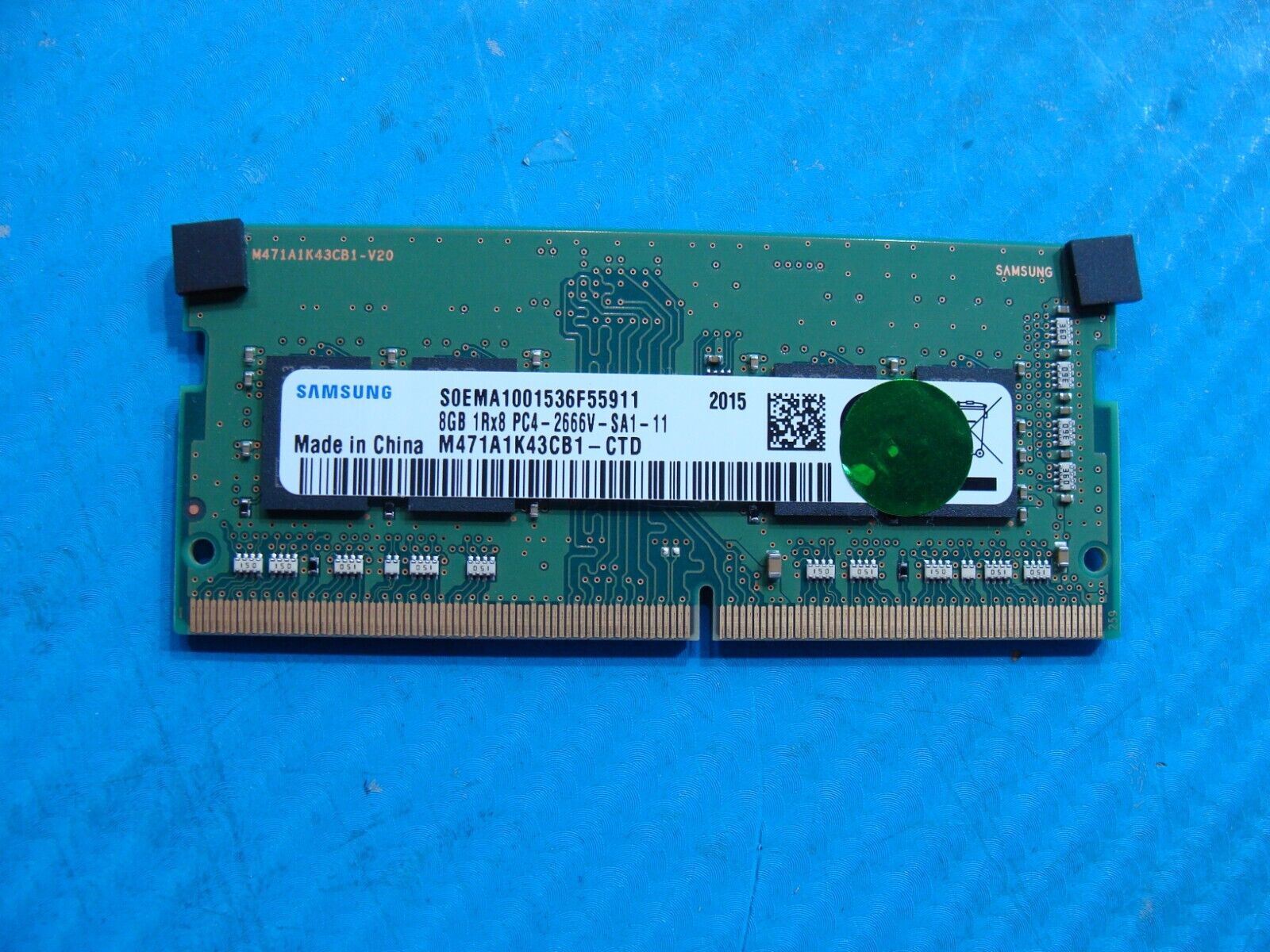 MSI 15 A10M-262US Samsung 8GB 1Rx8 PC4-2666V Memory RAM SO-DIMM M471A1K43CB1-CTD