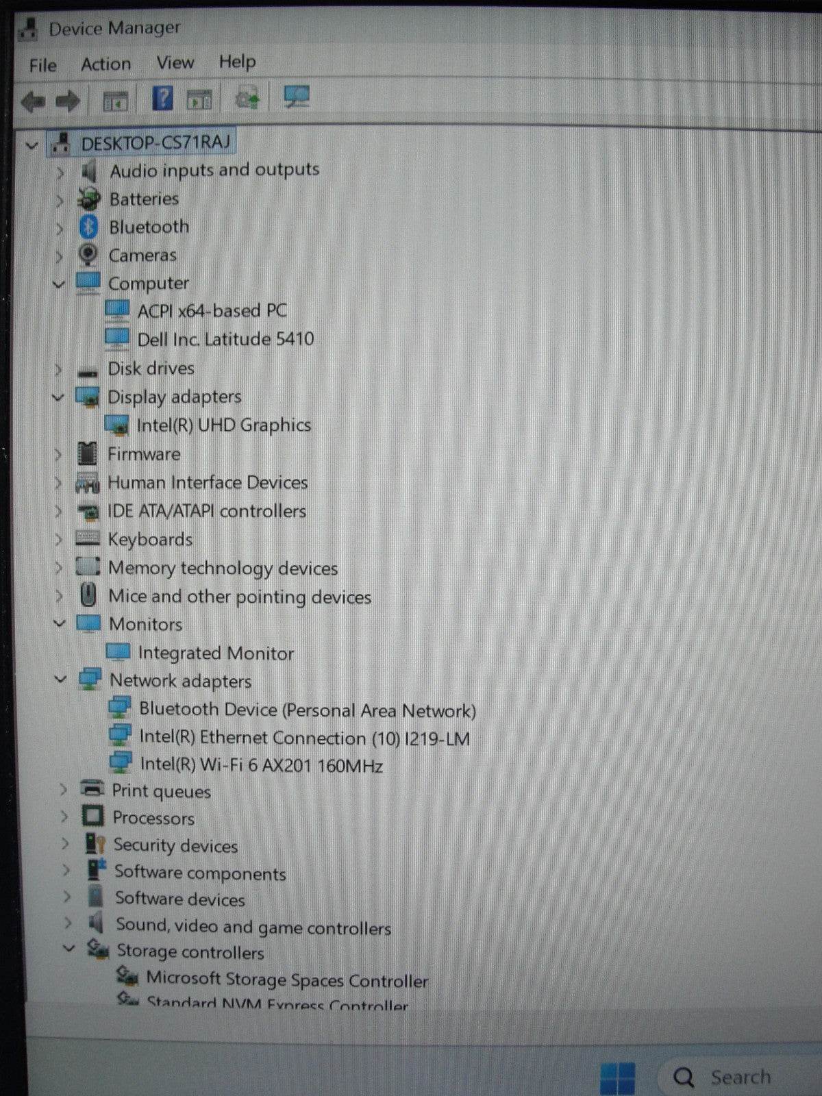 Dell Latitude 5410 14”FHD Intel Core i7-10610U 1.8GHz 8GB SSD Reset 512GB+Charge - Tested Computer Laptop Parts