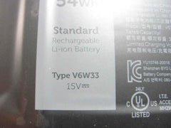 Dell Inspiron 14 7425 2-in-1 14" Genuine Battery 15V 54Wh 3420mAh V6W33 WV3K8