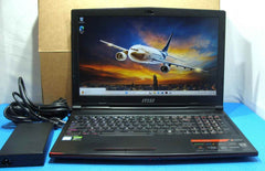 MSI GL63 9SDK 15.6'' FHD i7-9750H 2.6GHz 16GB 512GB/1TB GTRX 1660 Ti Battery 91% - Tested Computer Laptop Parts