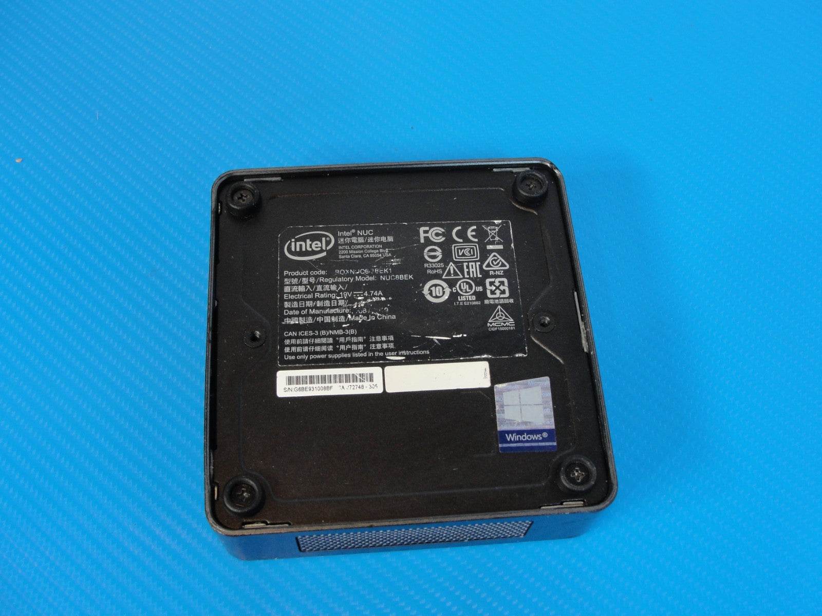 Intel NUC 8 BOXNUC8i5BEK1 2.3 GHz Intel Core i5-8259U 8GB 250GB Mini PC /AS IS - Tested Computer Laptop Parts