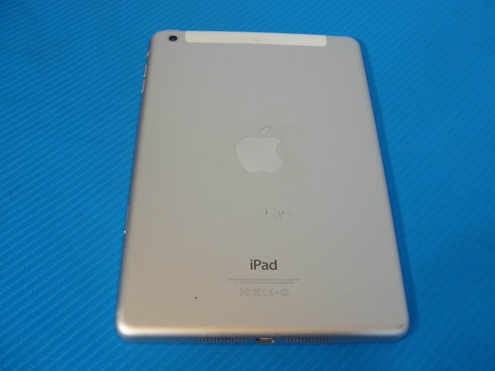 Apple iPad Mini 2 A1490 16GB SILVER Wi-Fi + Cellular Unlocked MF075LL/A - Tested Computer Laptop Parts