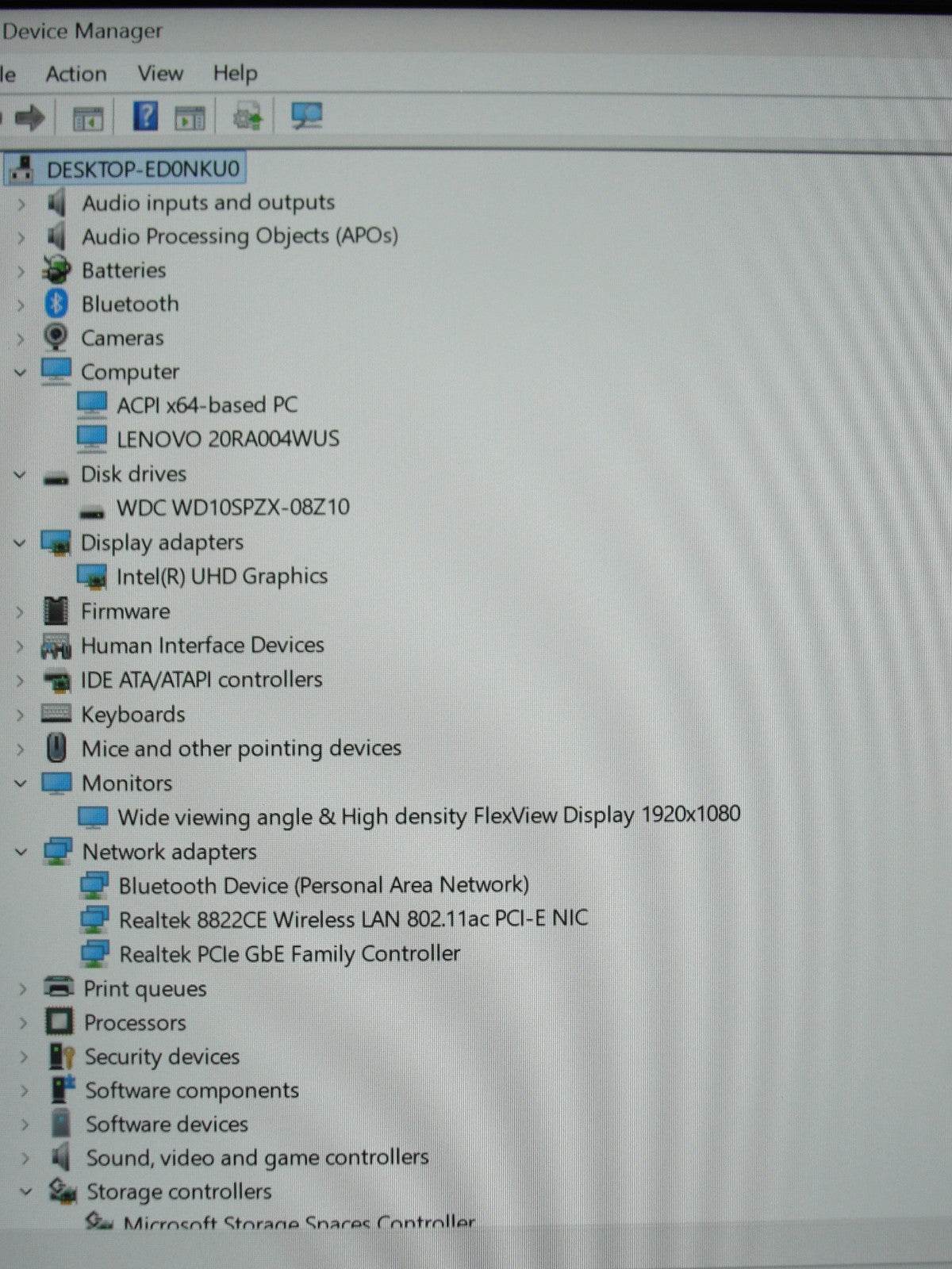 Lenovo ThinkPad E14 14”FHD Intel Core i5-10210U 1.6GHz 8GB HDD Reset 1TB+Charger - Tested Computer Laptop Parts