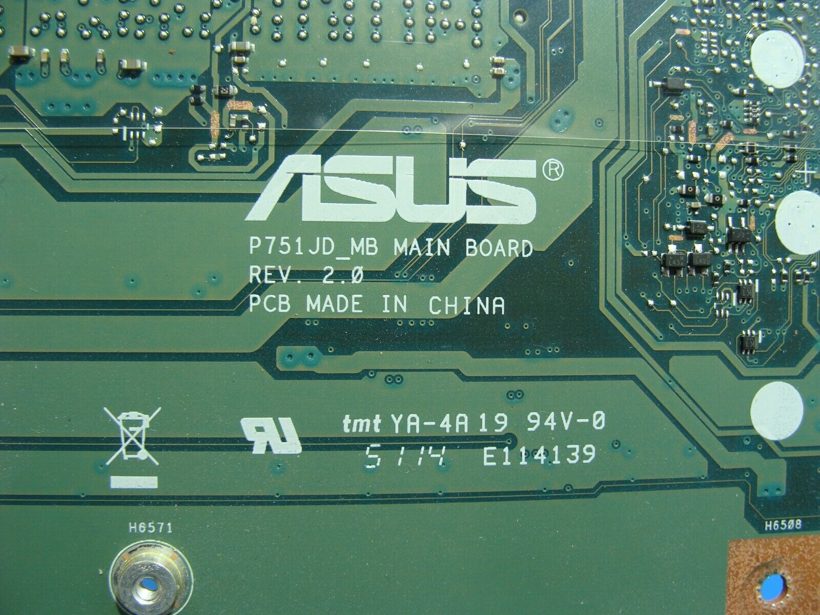 Asus VivoBook 15.6” X755JA OEM Laptop Intel Socket Motherboard 60NB07N0-MB1030