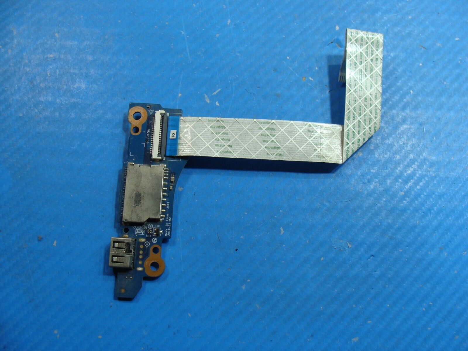 Dell G3 15.6” 3579 Genuine Laptop USB SD Card Reader Board w/Cable LS-F612P