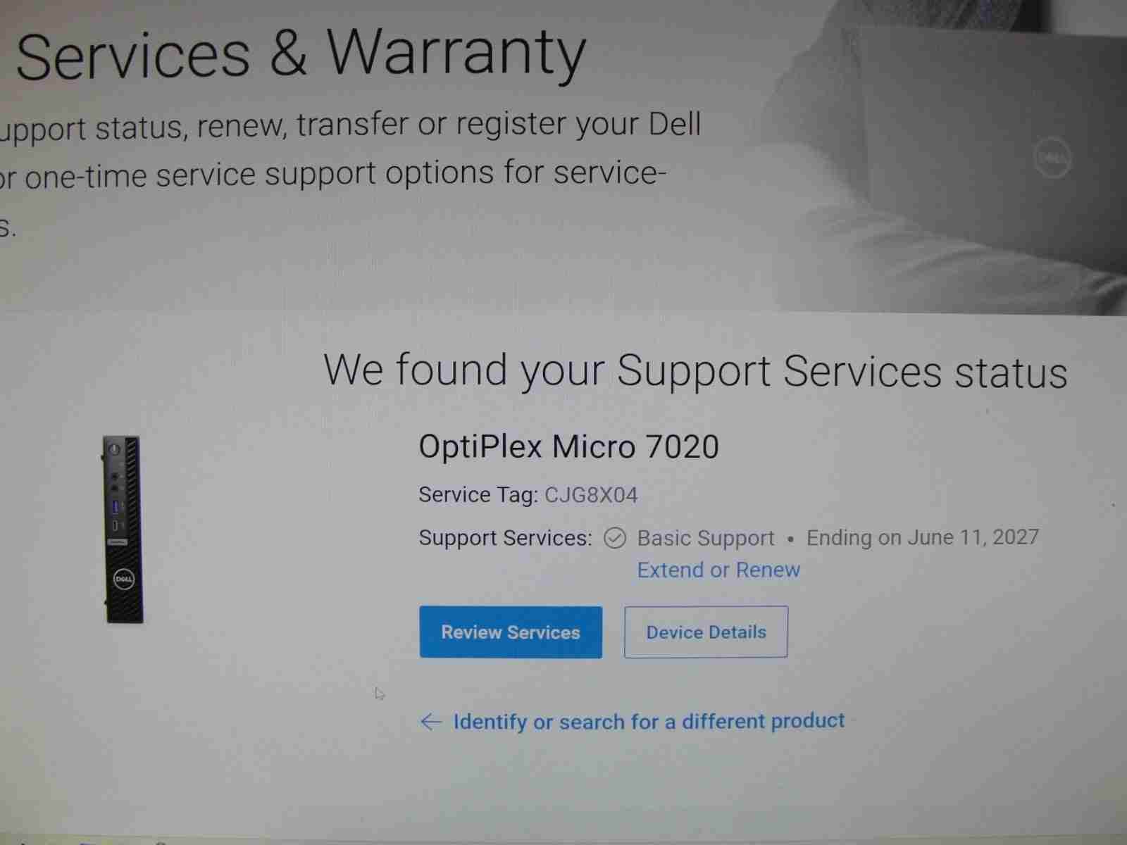 WRTY 2027 Dell OptiPlex 7020 Micro i7-14700T 16GB RAM 256GB SSD W11P WIFI BT - Tested Computer Laptop Parts