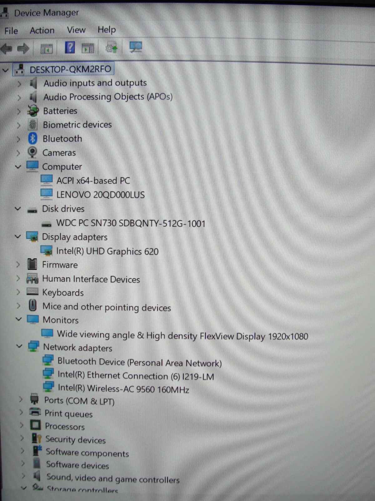 Lenovo ThinkPad X1 Carbon Gen 7 14”TOUCH FHD Core i7-8665U 1.9GHz 16GB 512GB SSD - Tested Computer Laptop Parts