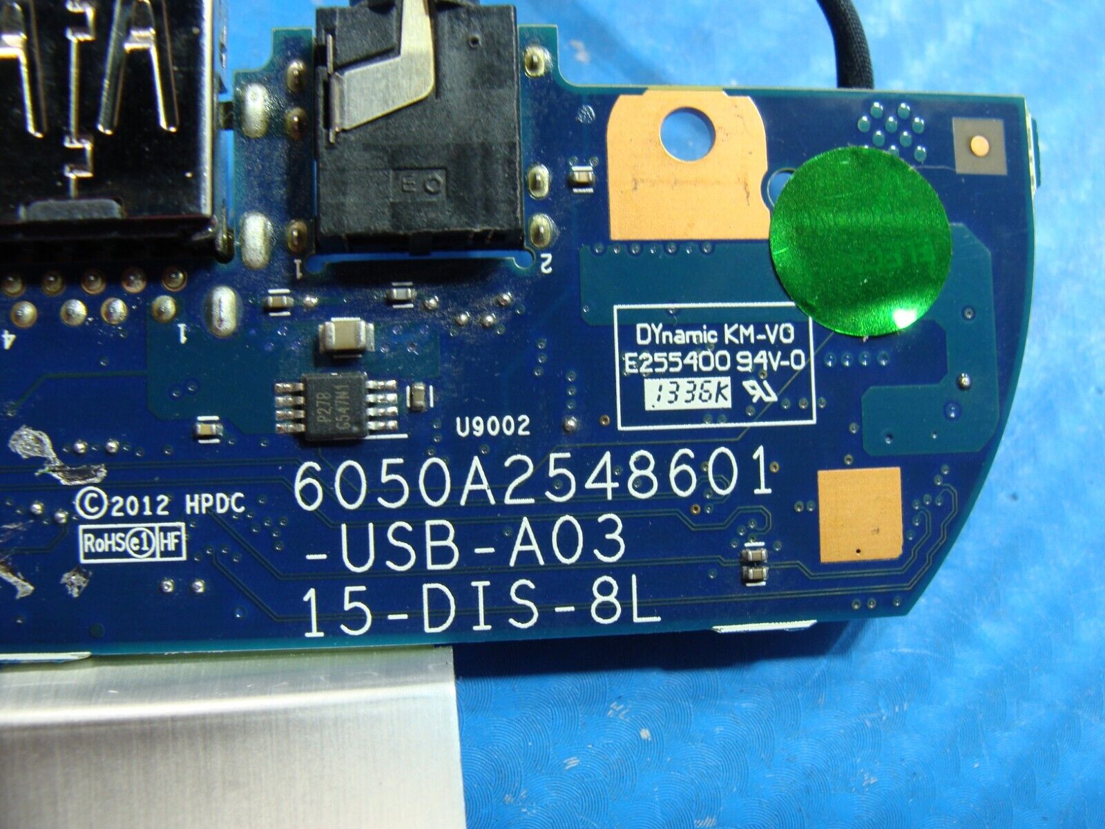 HP Envy TouchSmart 15.6” 15t-J000 OEM Dual USB Audio Board w/Cables 6050A2548601