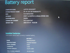 HP 255 G8 15.6” HD AMD 3020e 1.2GHz 4GB SSD Reset 128GB- Charger included - Tested Computer Laptop Parts