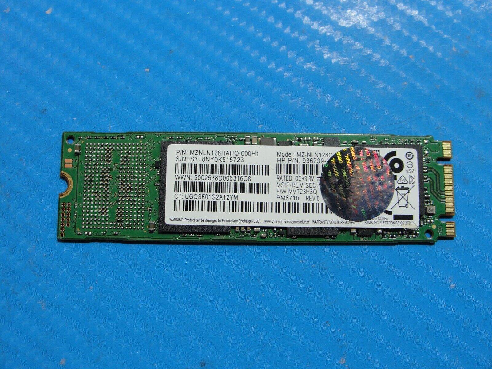 HP 14m-cd0003dx Samsung 128GB M.2 SATA SSD Solid State Drive MZNLN128HAHQ-000H1 - Tested Computer Laptop Parts