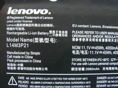 Lenovo Flex 3 15 15.6" Genuine Battery 11.1V 3980mAh 45Wh L14M3P21 5B10K10186