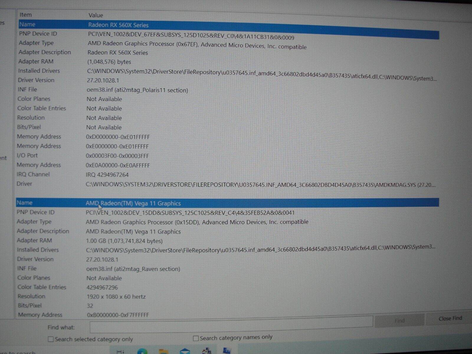 Acer Nitro 5 AN515-42-R5ED 15.6” AMD Ryzen 5 2500U 2GHz 8GB SSD Reset 1TB - Tested Computer Laptop Parts