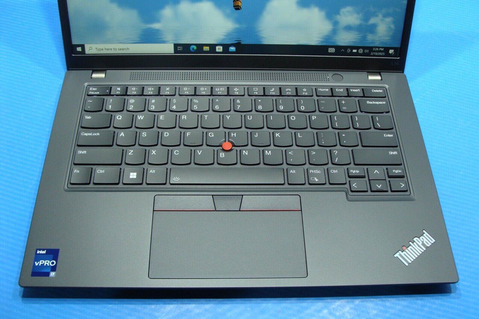 Lenovo ThinkPad L14 Gen 4 14 FHD i7-1365U 1.8GHz 8GB 512GB WRTY2027 100% battary - Tested Computer Laptop Parts