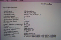 Apple MacBook Pro 15" Late-2016 A1707 i7-6700HQ 2.6GHz 16GB 256GB Radeon Pro 450