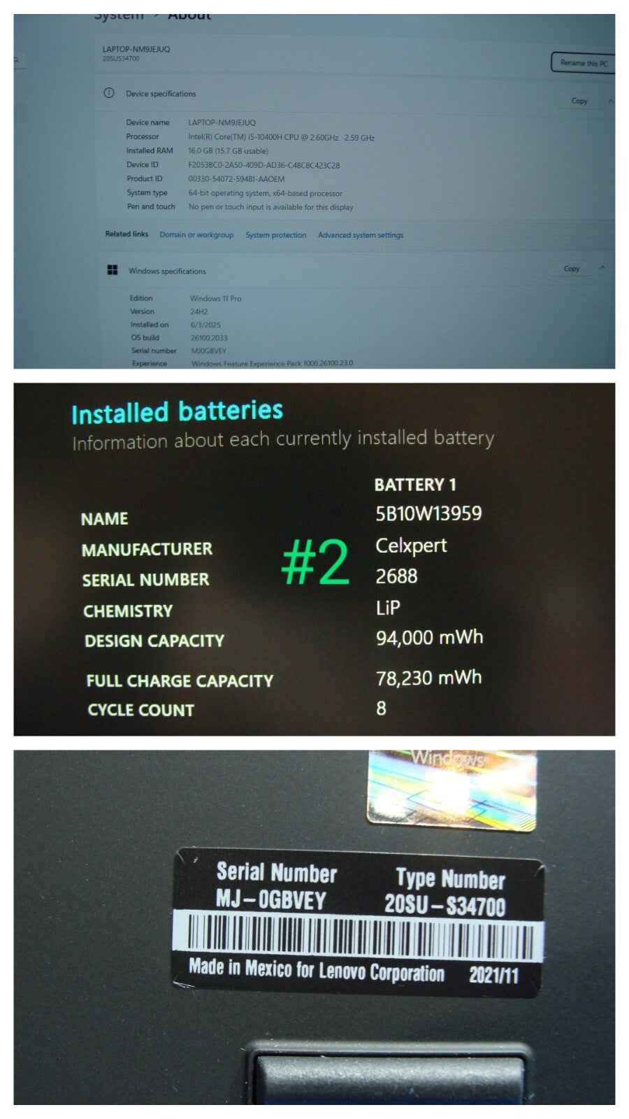 Lenovo ThinkPad P15 Gen 1 15.6