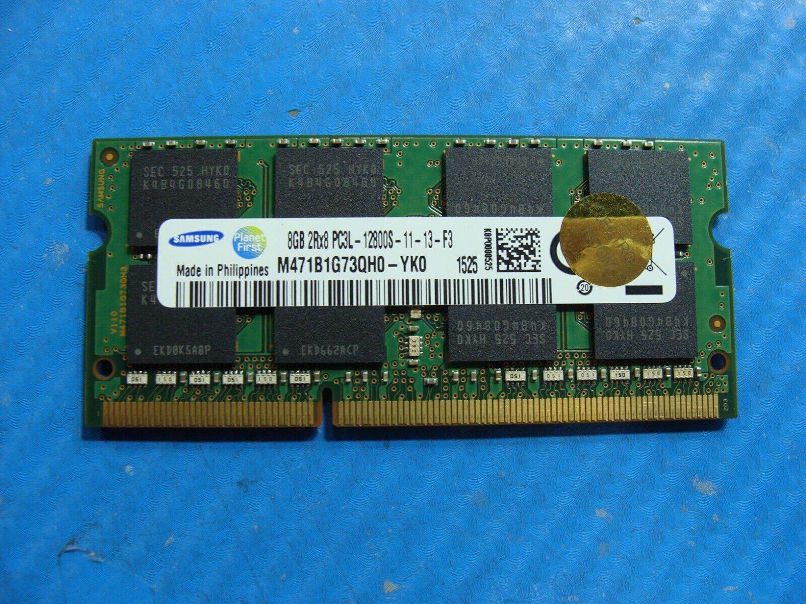 HP m6-w101dx Samsung 8GB 2Rx8 PC3L-12800S Memory RAM SO-DIMM M471B1G73QH0-YK0 - Tested Computer Laptop Parts