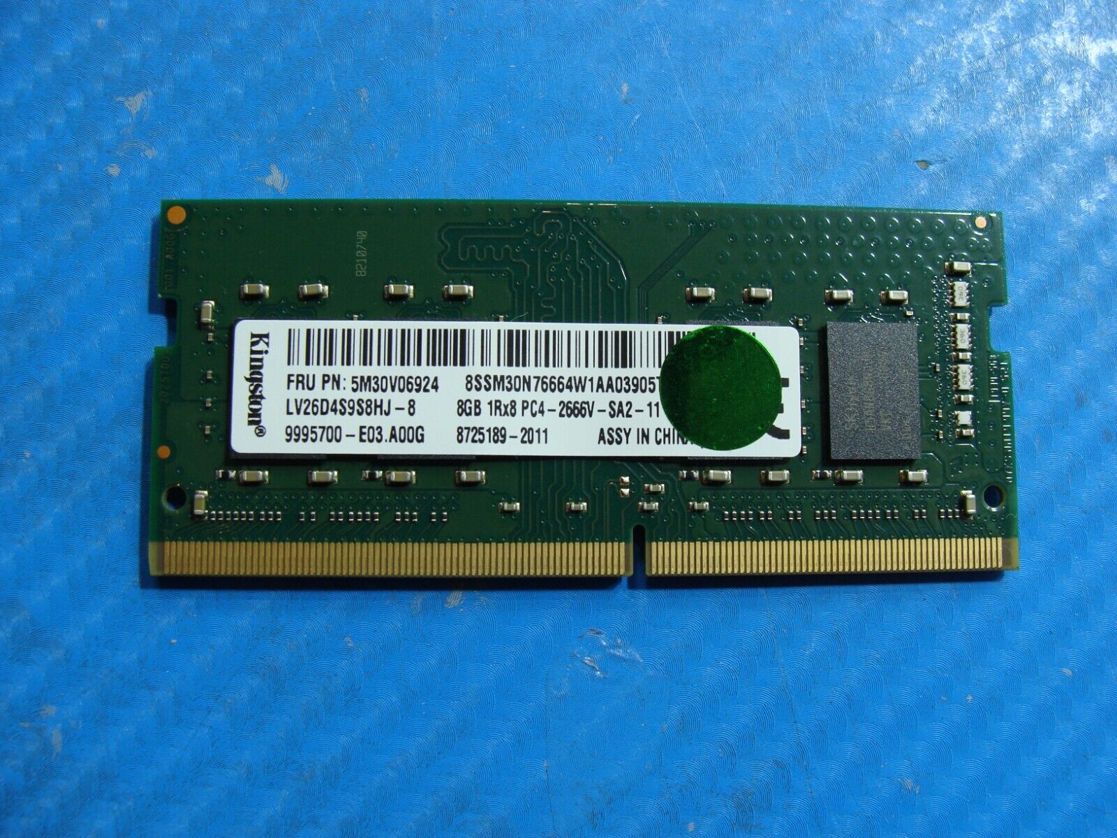 Lenovo Y540-15IRH 81SX Kingston 8GB 1Rx8 PC4-2666V Memory RAM SO-DIMM 5M30V06924